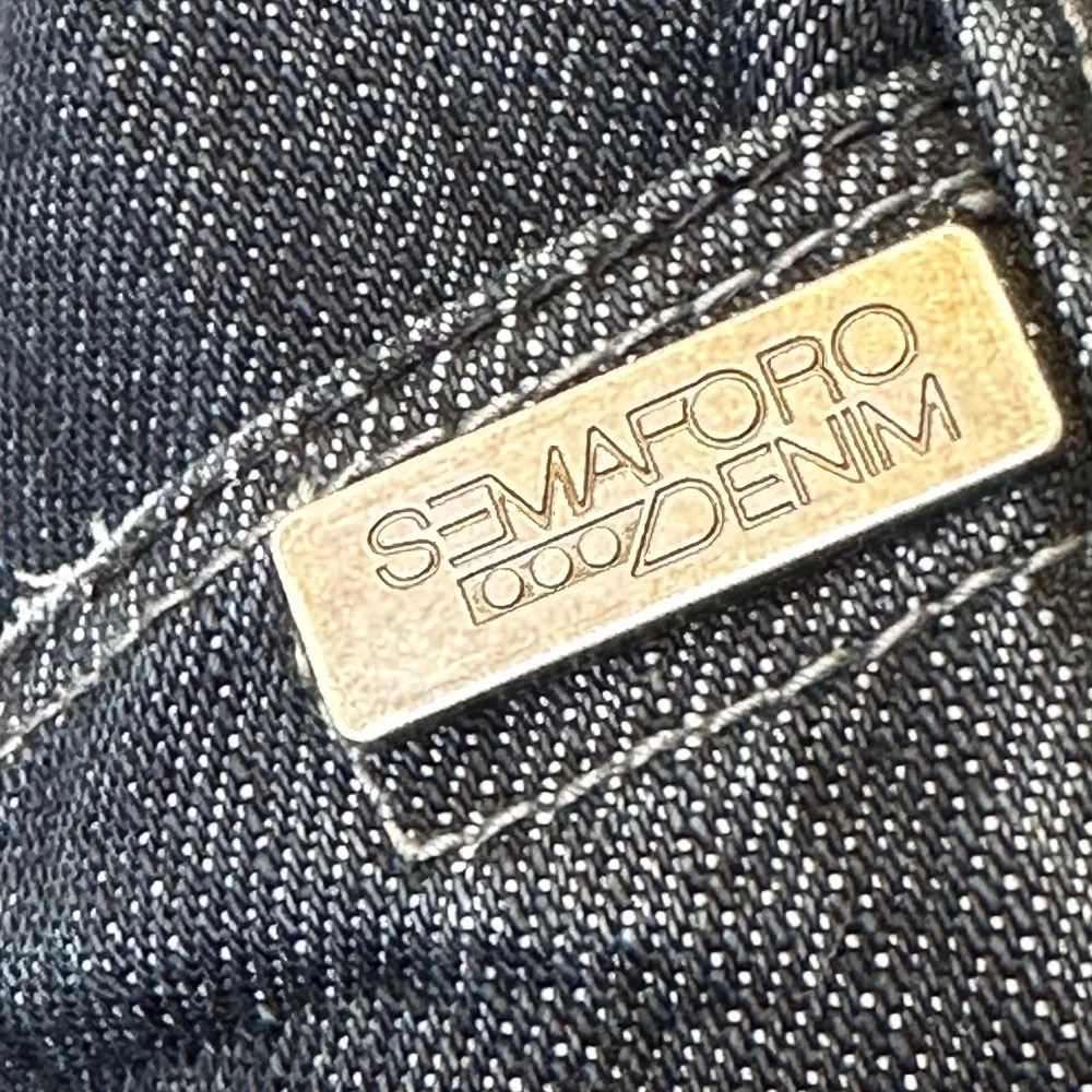 Semaforo Guido Dark Wash Button Fly Y2K Jersey Shore Streetwear Jeans